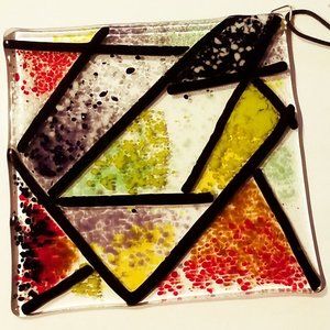 Handcrafted Stained glass window decor